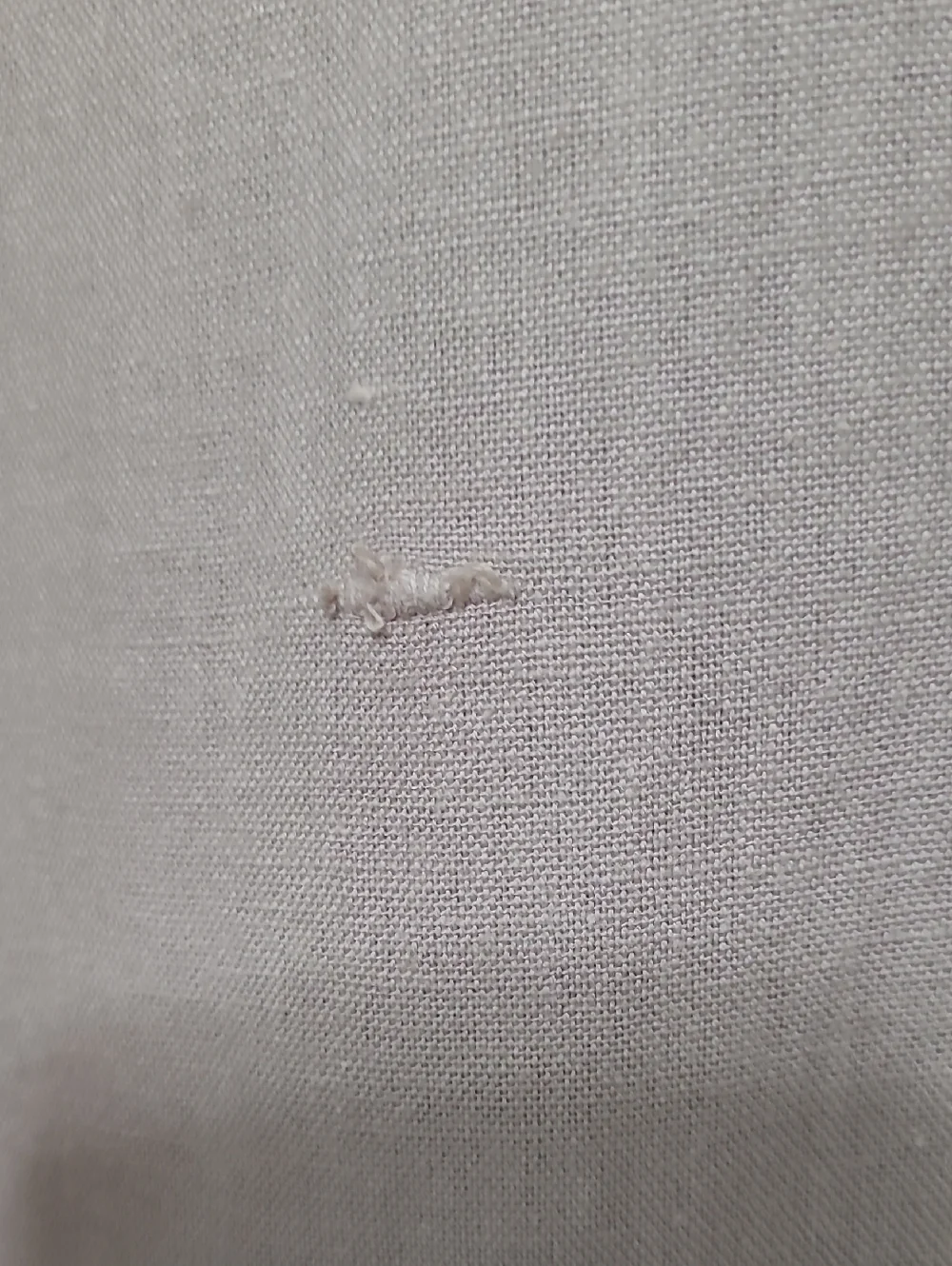 Men's Taupe Linen Blend Pants